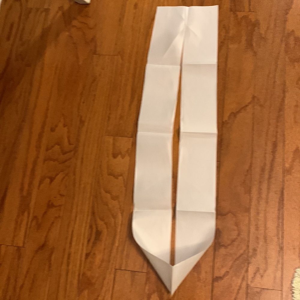 24 pack blank white satin sashes for your party
